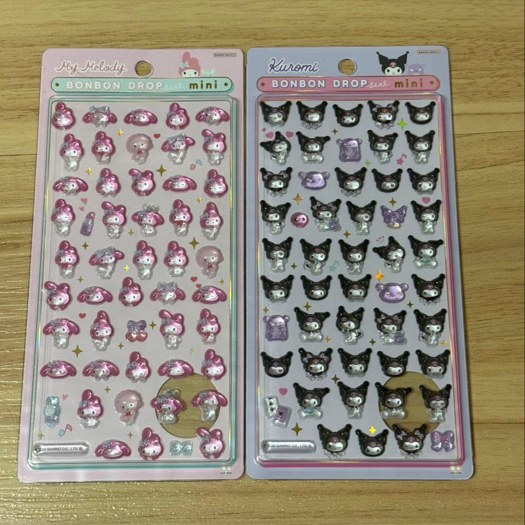 ボンボンドロップシール サンリオ ミニ 8種 全種 コンプリート 正規品