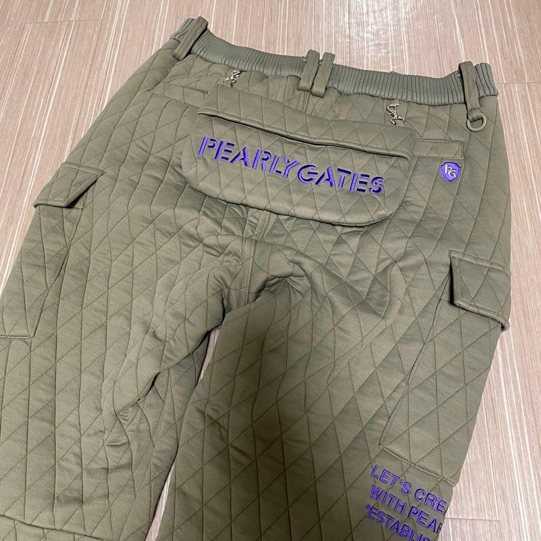 PEARLY GATES キルティングパンツ　サイズM