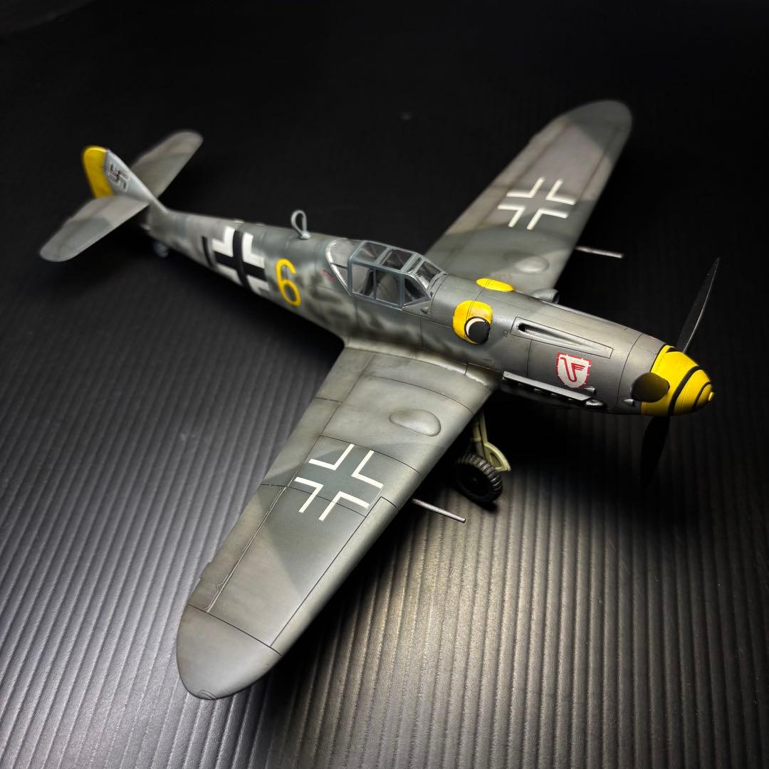 メッサーシュミットBf109G 1/48プラモデル完成品