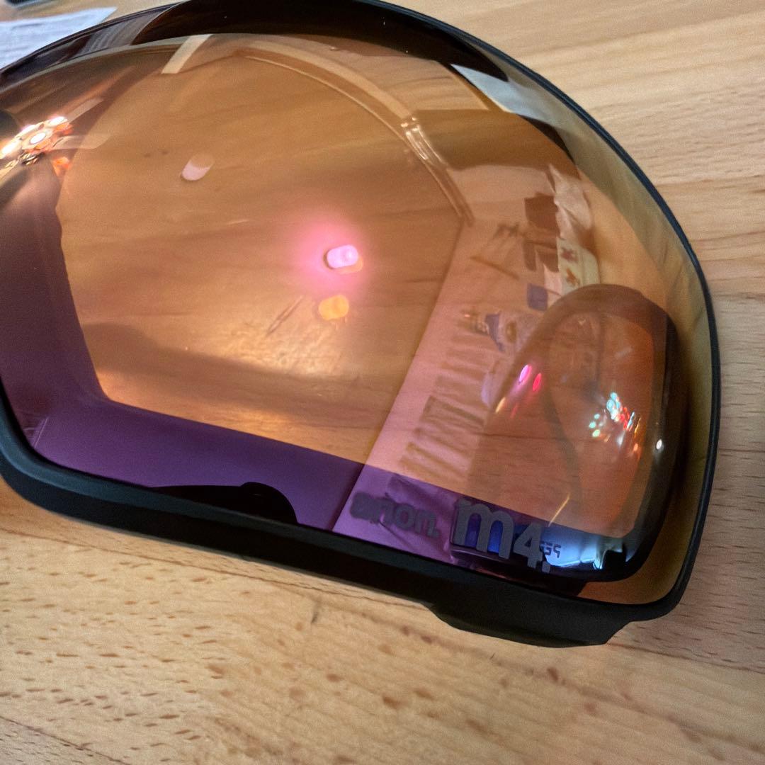 【極美品】Anon M4 スペアレンズ 2枚セット（バリアブルブルー＆ピンク）