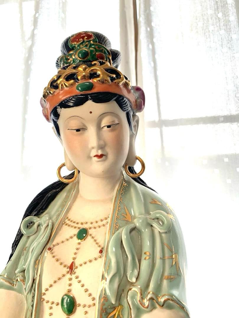 中国 景徳鎮 龍玉餐坊 在銘 印 唐物 陶器 中国美術 仏教 古玩 人形 美品