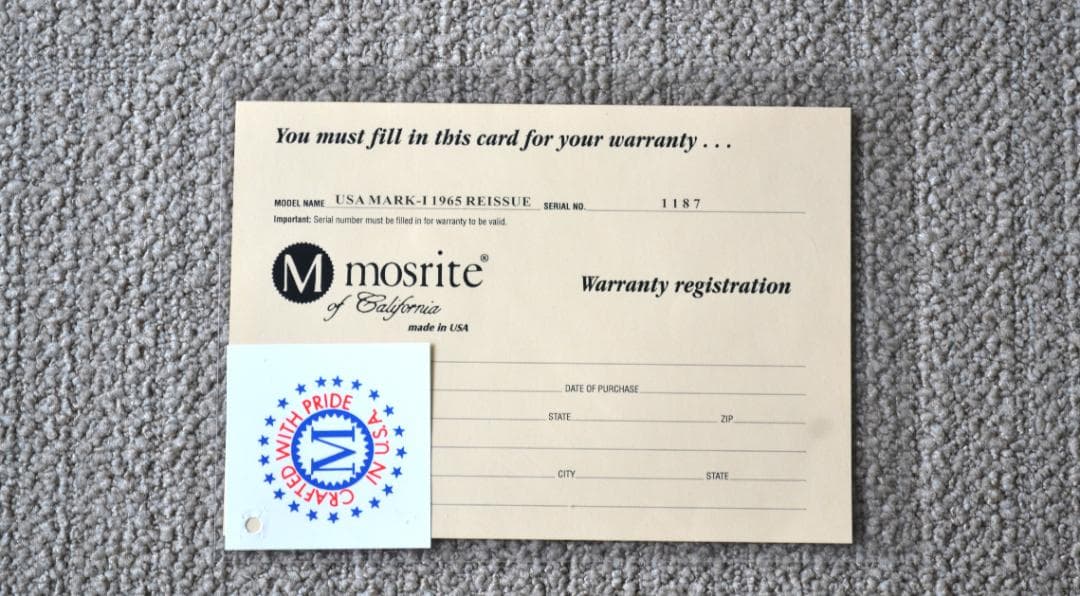 極上モズライトUSA Mark-I 1965 Reissue Sun Burst