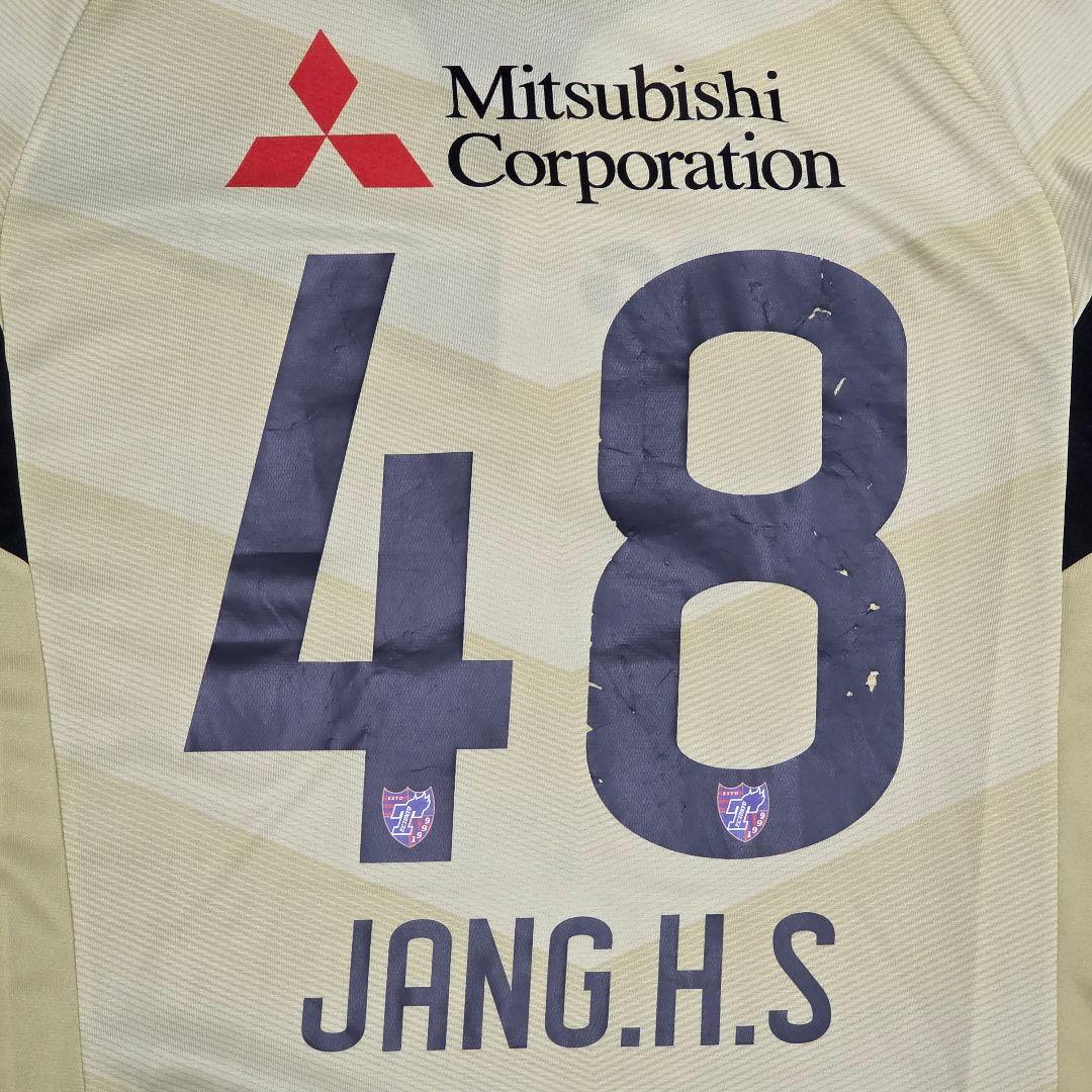 FC東京　チャン・ヒョンス　20周年記念　ユニフォーム　O-XO　UMBRO　金