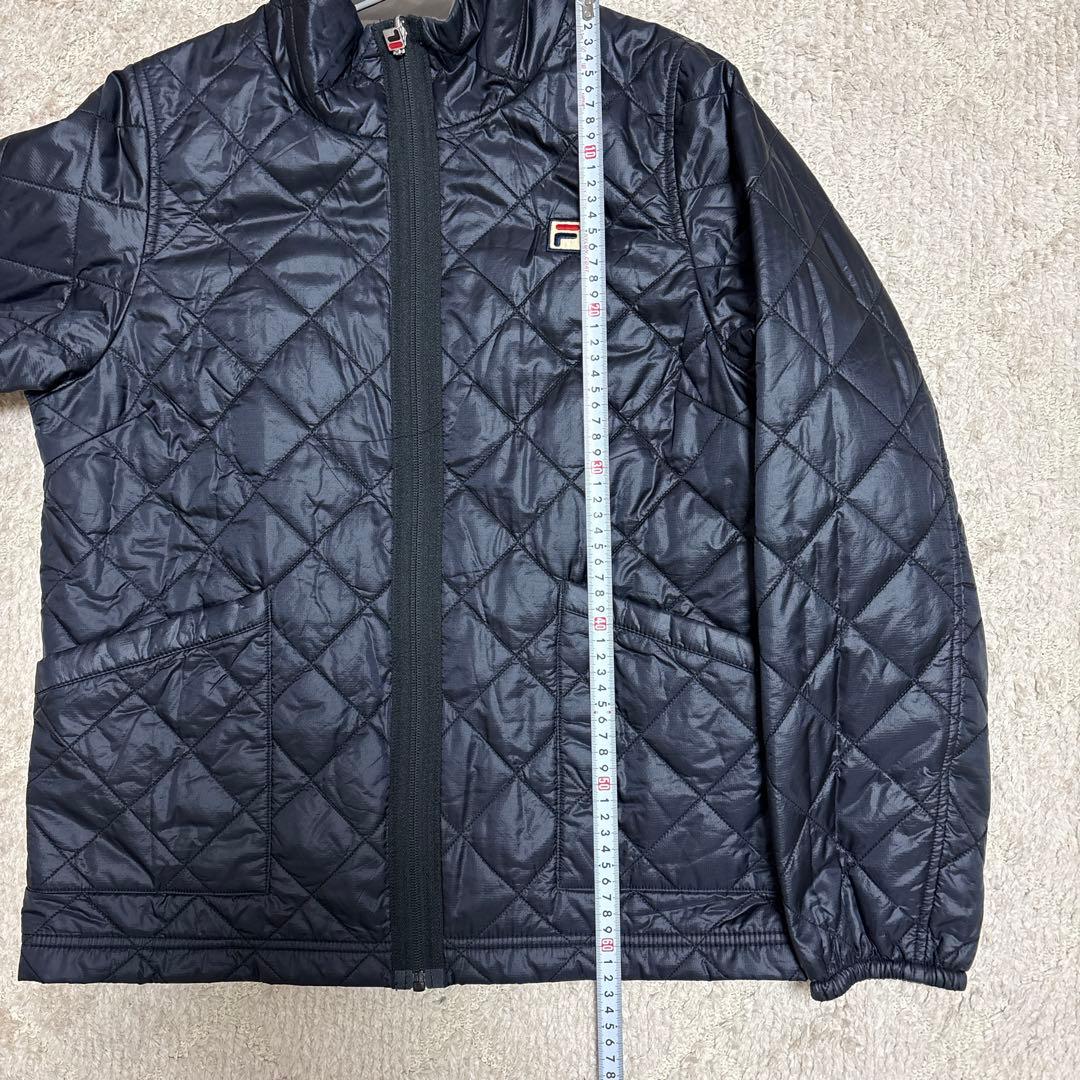 FILA キルティングジャケット Lサイズ ブラウン ネイビー