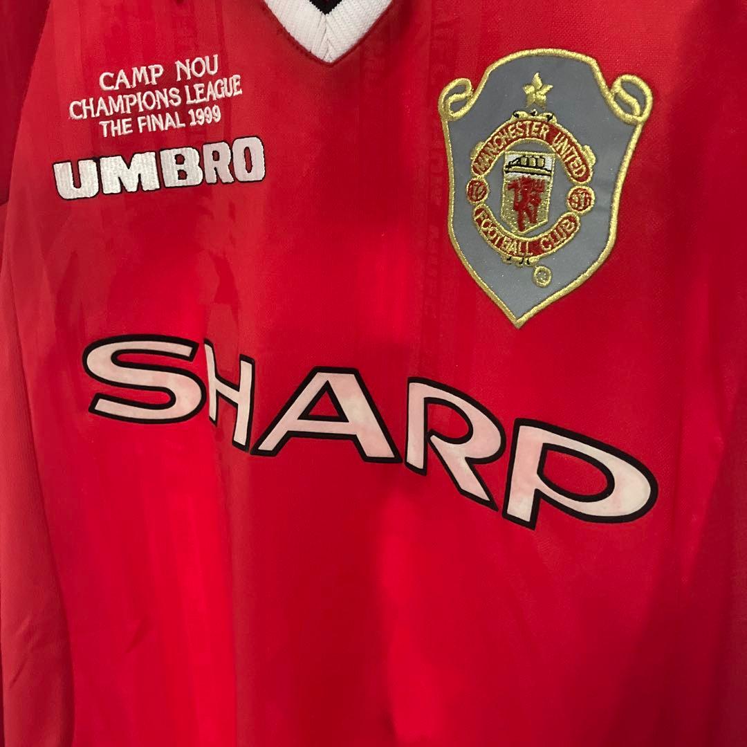 Umbro マンチェスターU ベッカム 1999 レッド