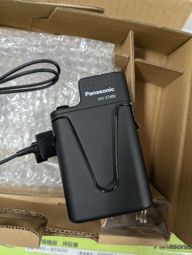 PANASONIC WX-ST400 1.9GHz タイピン型ワイヤレスマイク