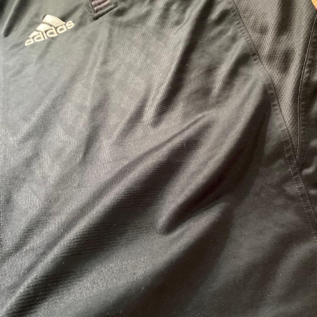 adidas ALL BLACKS ラガーシャツ S☆レア☆中古☆NＺで購入