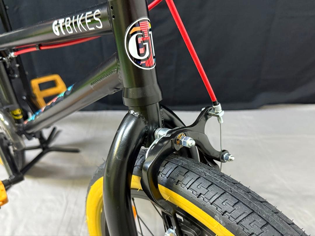 台湾製 GT BMX 自転車 20インチ イエローパーツ カスタムモデル
