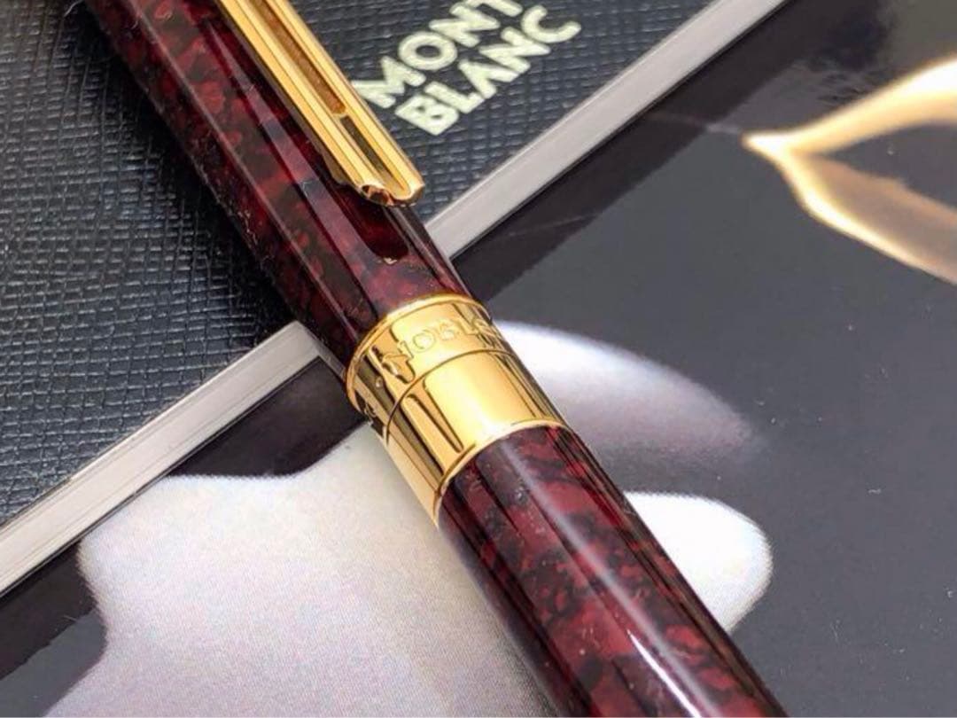 ⭐️金運⭐️幸運を呼ぶパワーストーン⭐️モンブラン⭐️ノブレス・ドウエ・レッド瑪瑙装飾⭐️