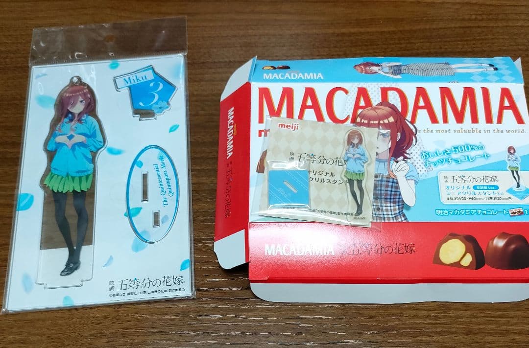 映画　五等分の花嫁 劇場限定アクスタ 明治コラボミニアクスタ コンプリート