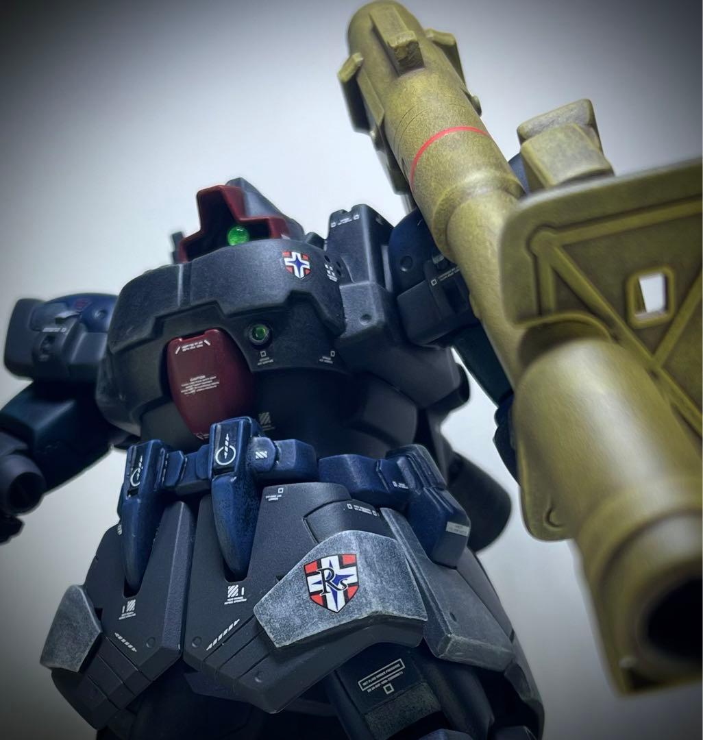 ガンプラhguc改修完成品 MS-09fドムトローペン（ランバ・ラル専用機）