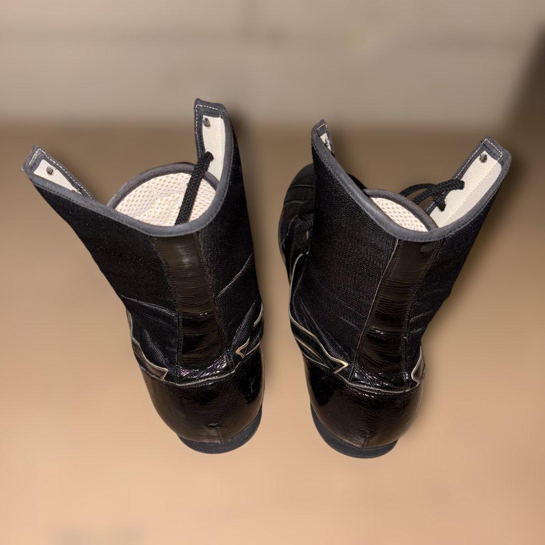 ミズノ　ボクシング　リングシューズ　ブラック　28cm