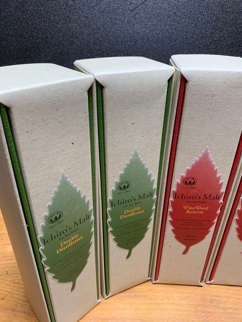 イチローズモルト200ml 旧BOXタイプ3種、6本