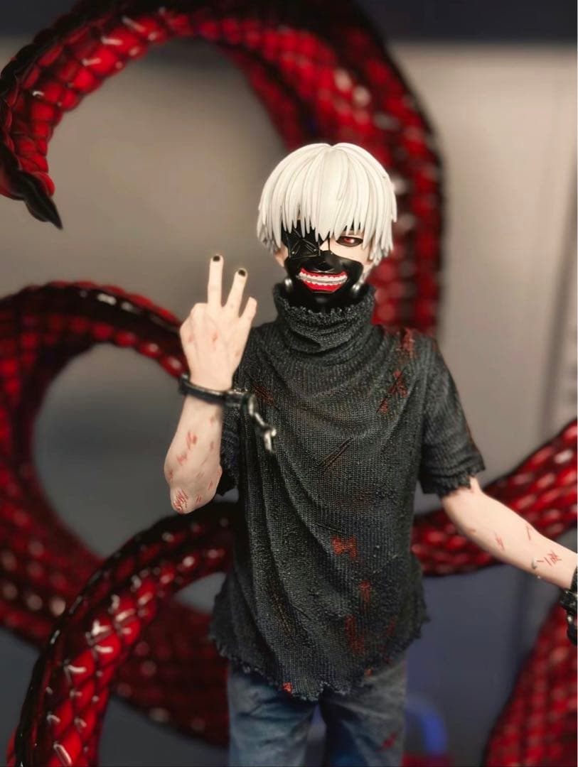 東京喰種トーキョーグール 金木研 フィギュア 塗装済み完成品 ガレージキット