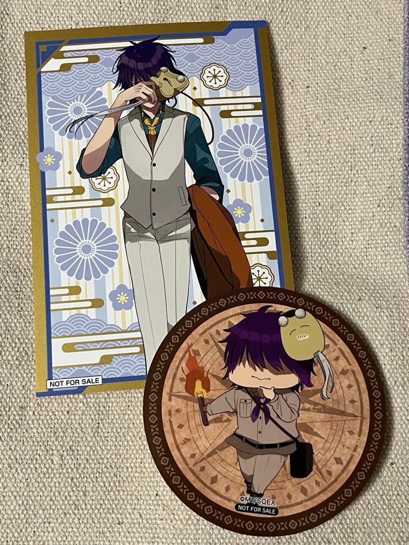 妖はじ 学園長 コースター ポストカード