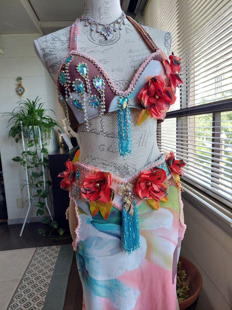 ベリーダンス衣装トロピカル