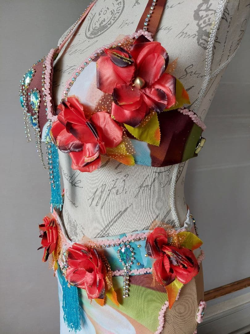 ベリーダンス衣装トロピカル