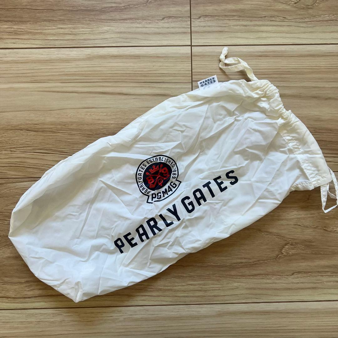 PEARLY GATES パーリーゲイツ　ダウンジャケット　ロゴ刺繍　メンズ　白