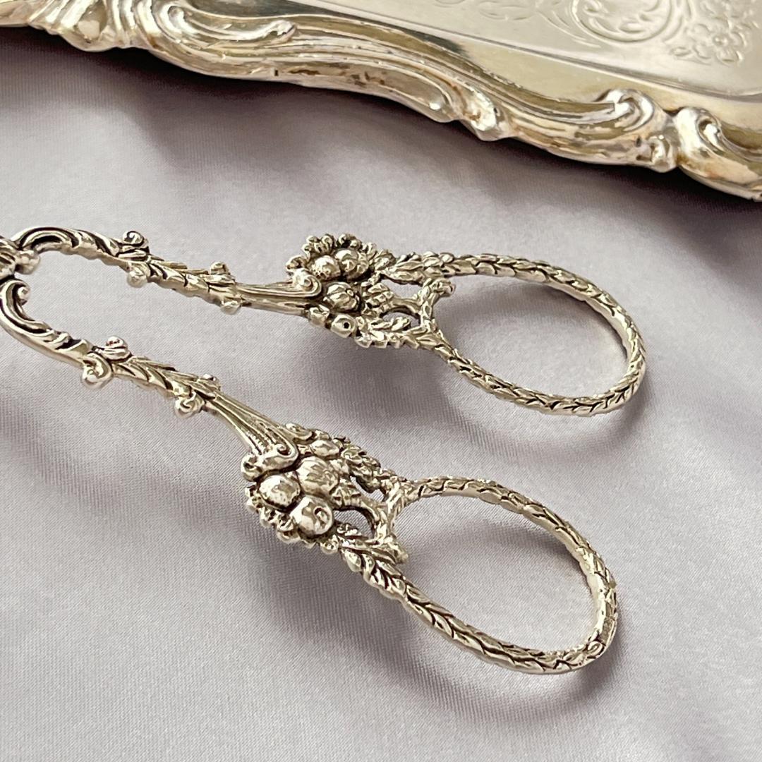 【Christoph Bach】 薔薇の透かしのペストリートング【純銀】