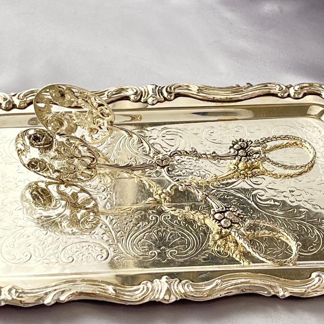 【Christoph Bach】 薔薇の透かしのペストリートング【純銀】