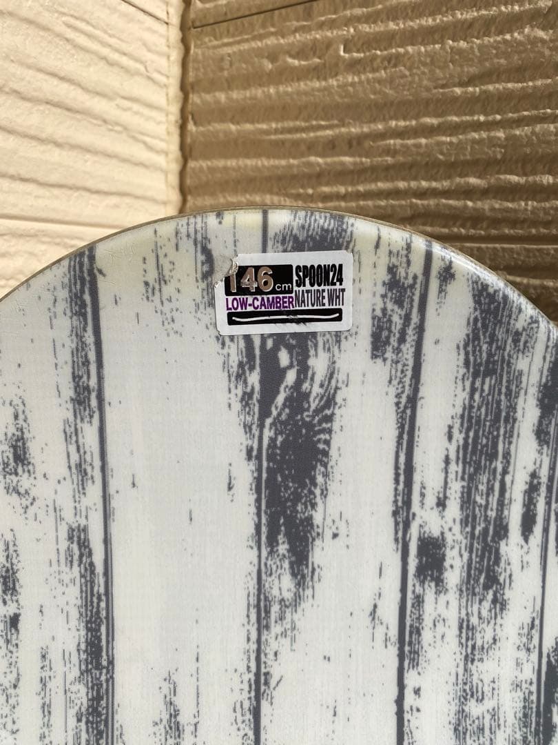 スプーン146cm スノーボード　NATURE LOW-CAMBER/TWIN