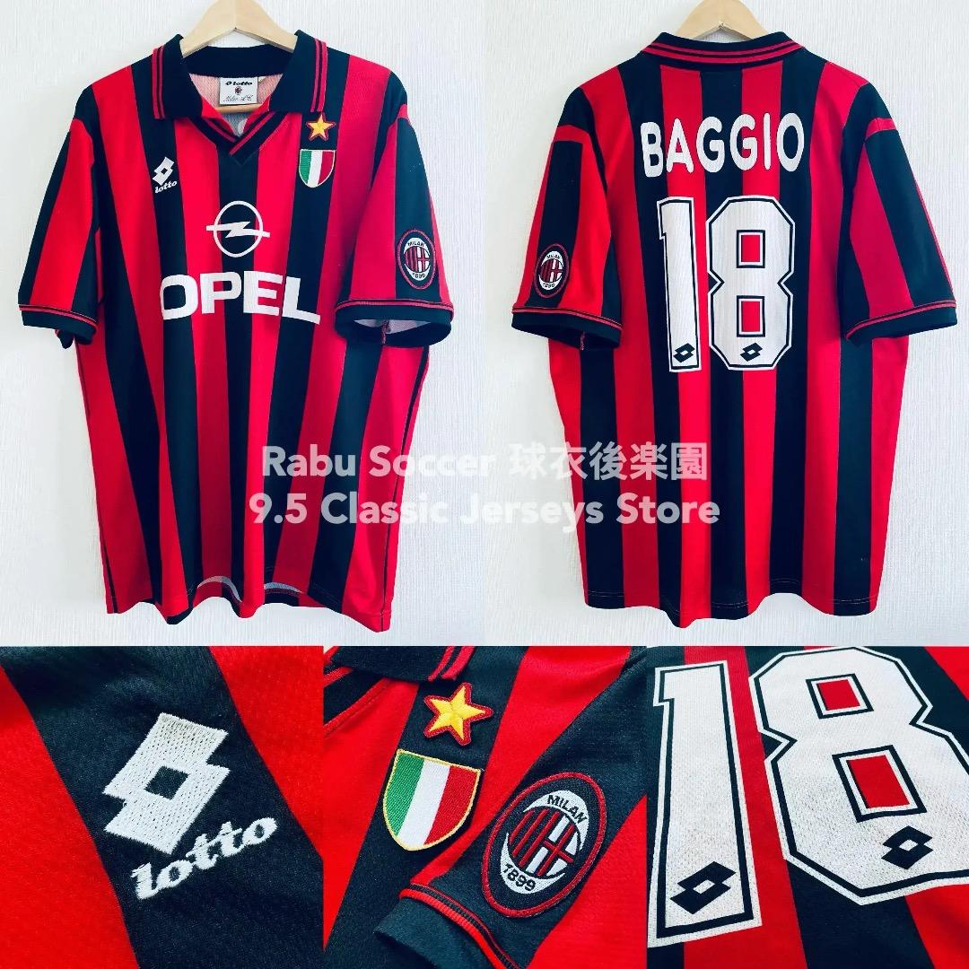 ACミラン 96/97 ホーム ユニフォーム #18 バッジョ 選手仕様