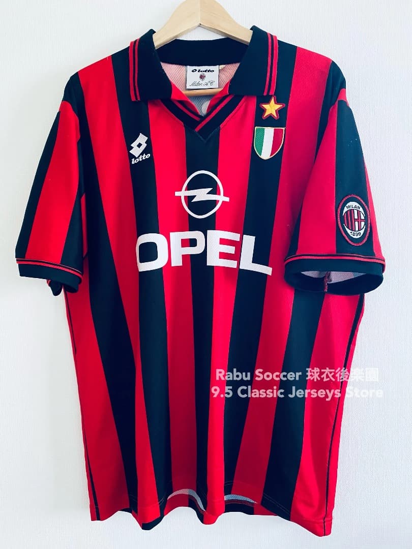 ACミラン 96/97 ホーム ユニフォーム #18 バッジョ 選手仕様