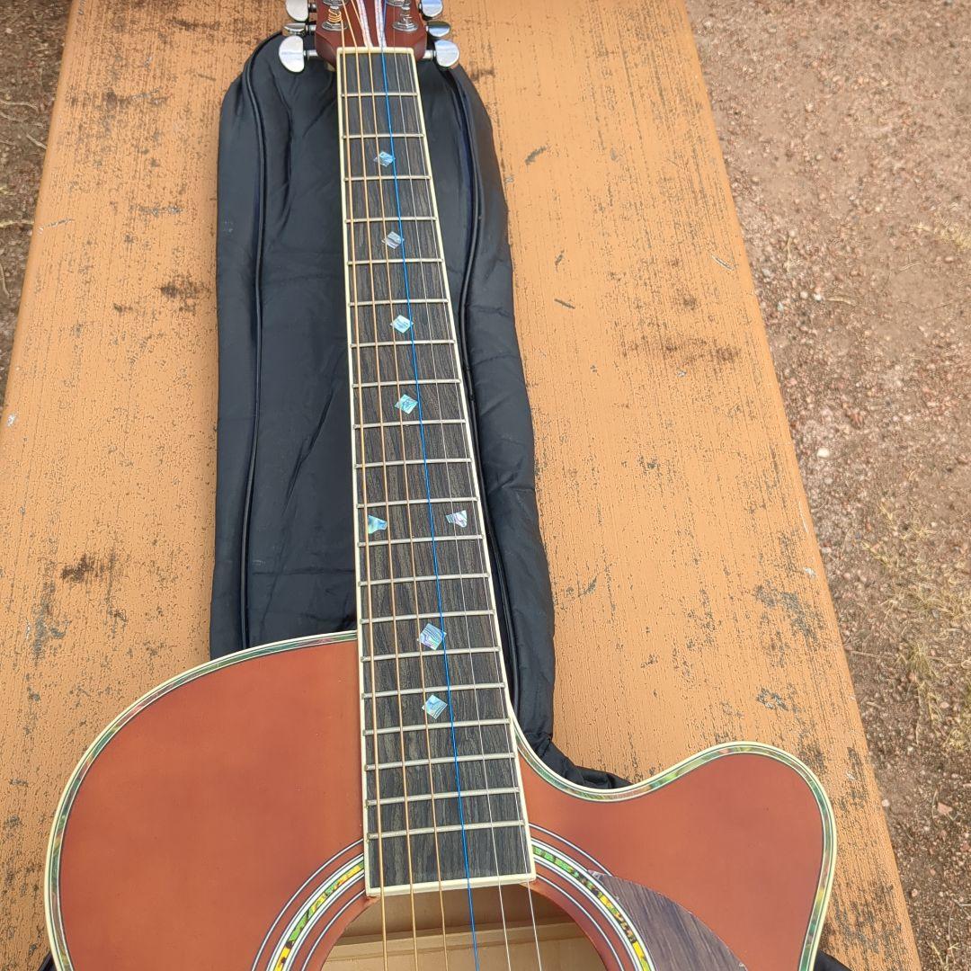 デコライズ アコースティックギター ブラウン 本体のみ