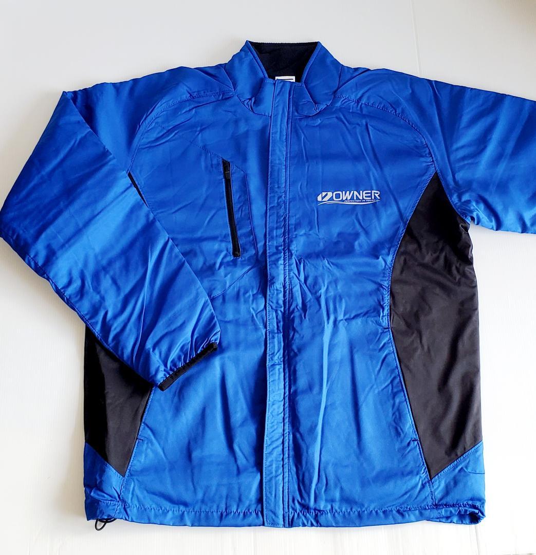 釣具 オーナー ジャンバー ( 中綿入 ) ブルー系 LL 非売品 ラスト1点