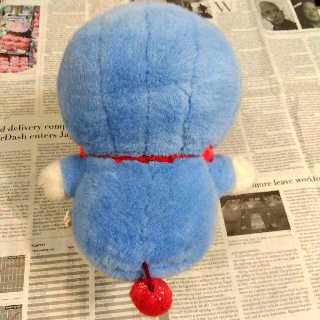 昭和レトロ　超レア　ドラえもん21cmぬいぐるみ　鈴ベルト付き