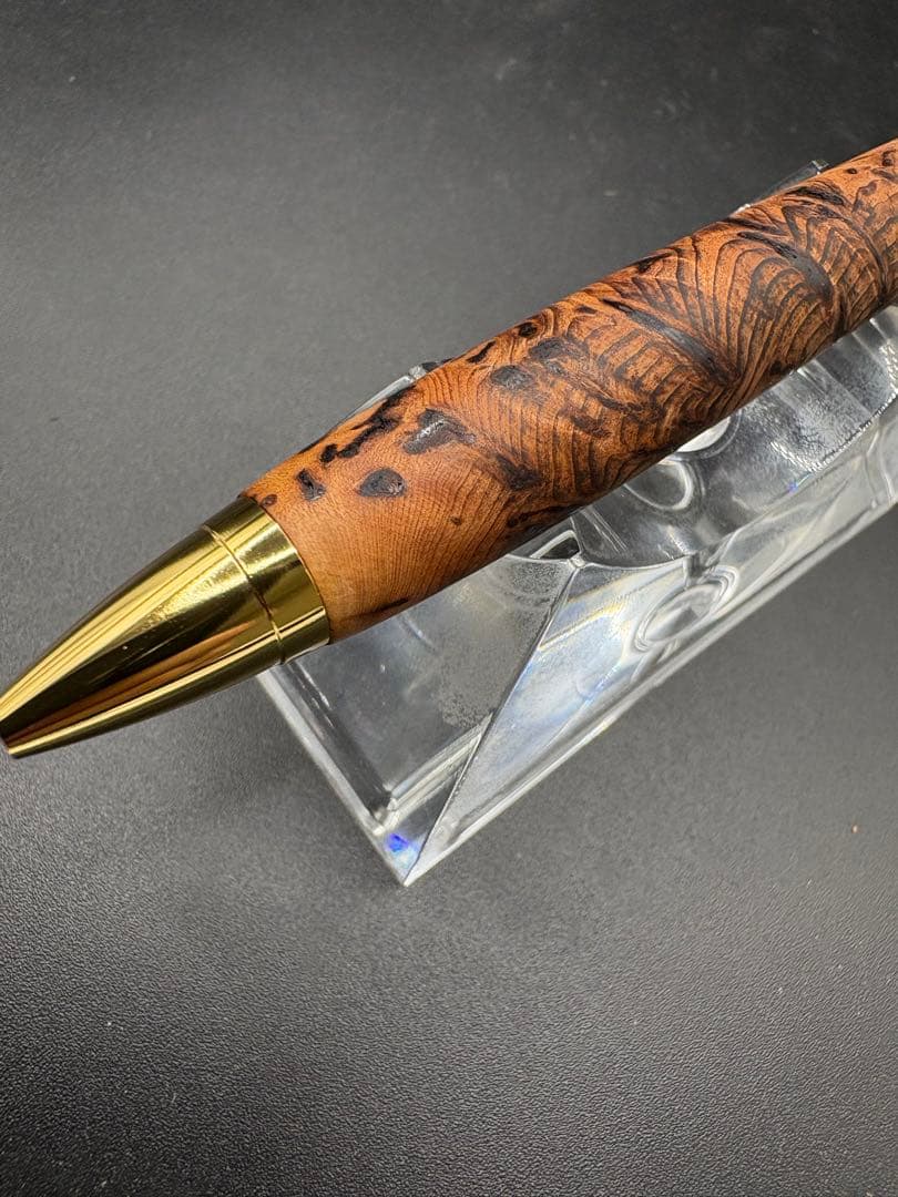 523極上　屋久杉　泡瘤　木軸シャーペン　ボールペン