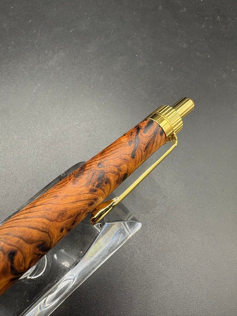 523極上　屋久杉　泡瘤　木軸シャーペン　ボールペン