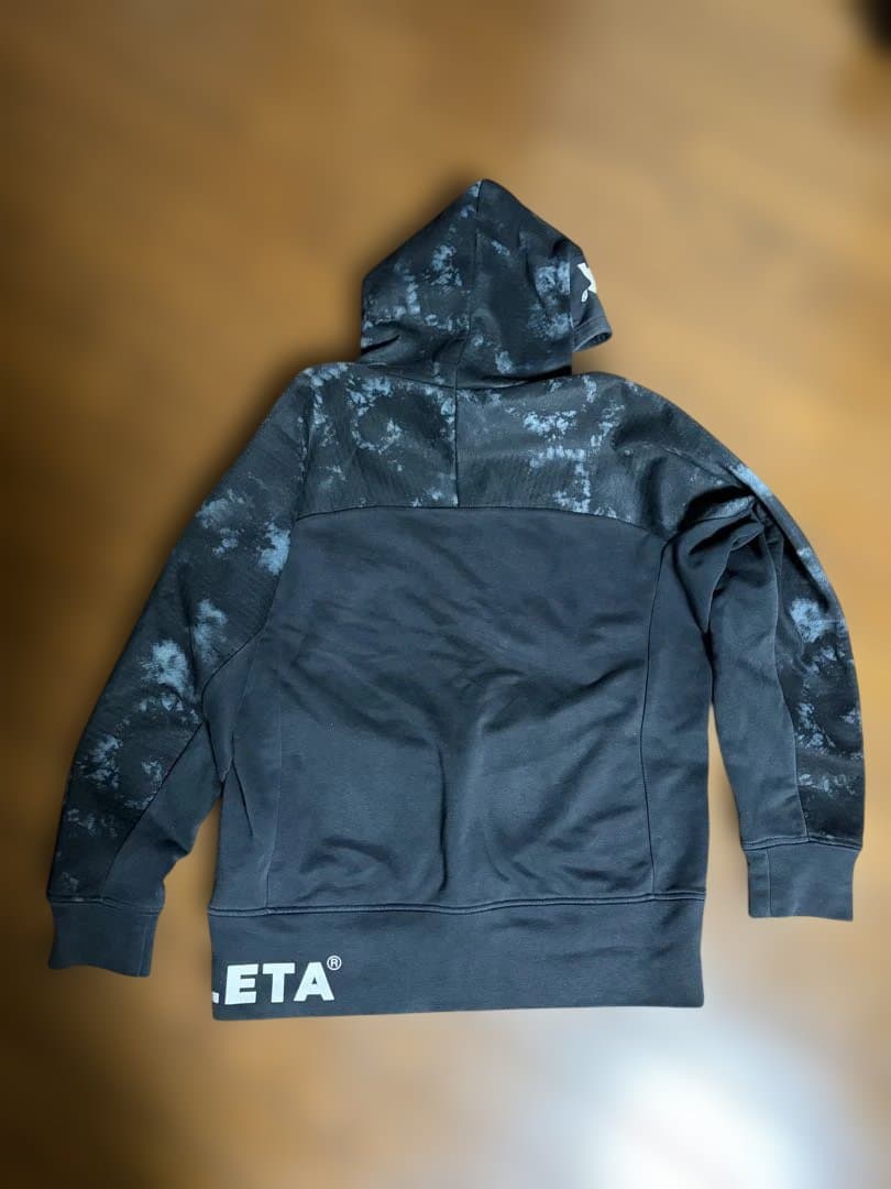 帝京長岡　ATHLETA タイダイ柄 フード付きスエットパーカー上下セット