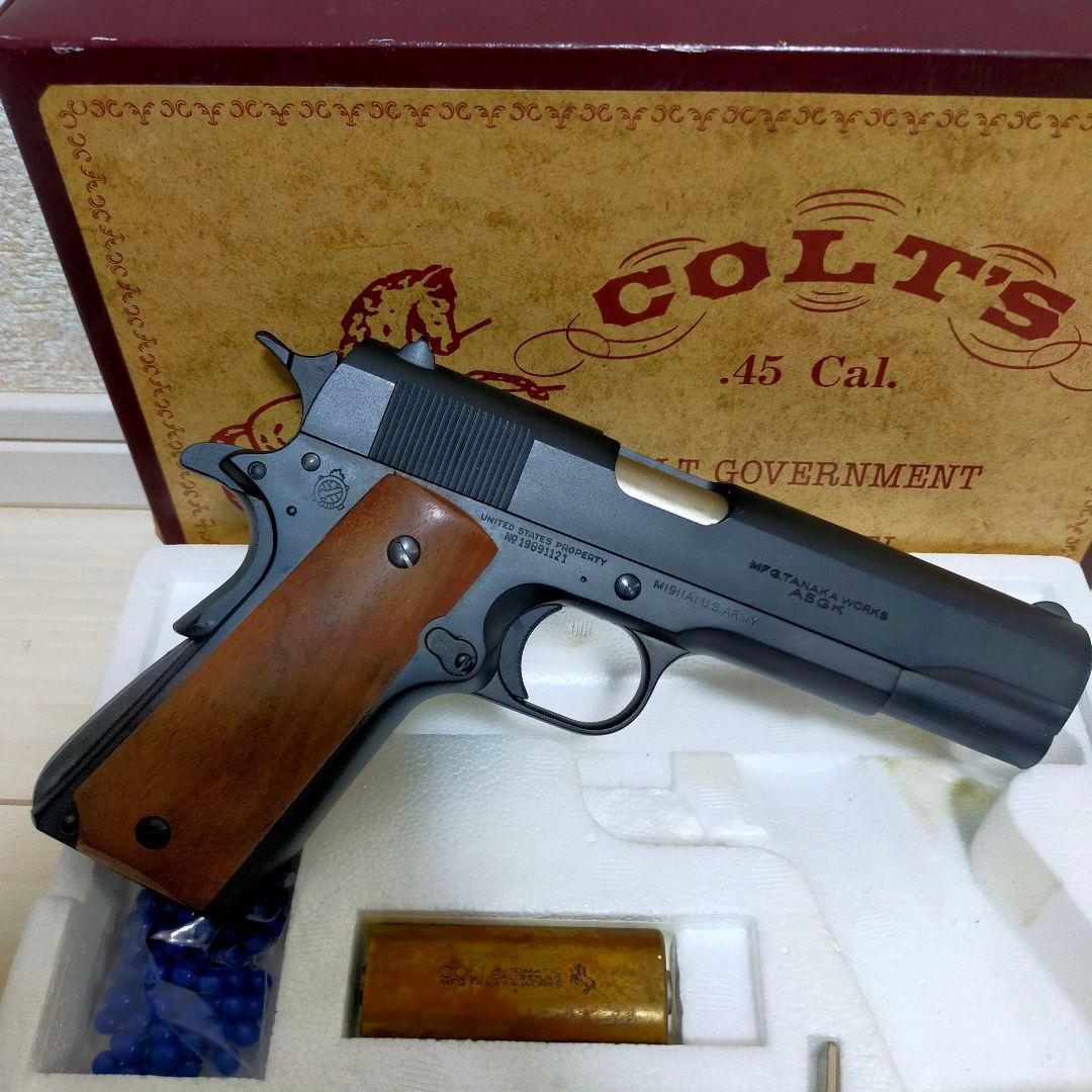 超希少1989年　タナカワークス　コルトガバメントM1911-A1木製グリップ版