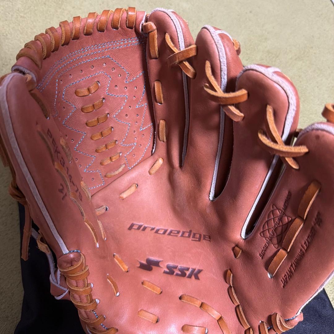 プロエッジ 硬式野球グローブ ブラウン