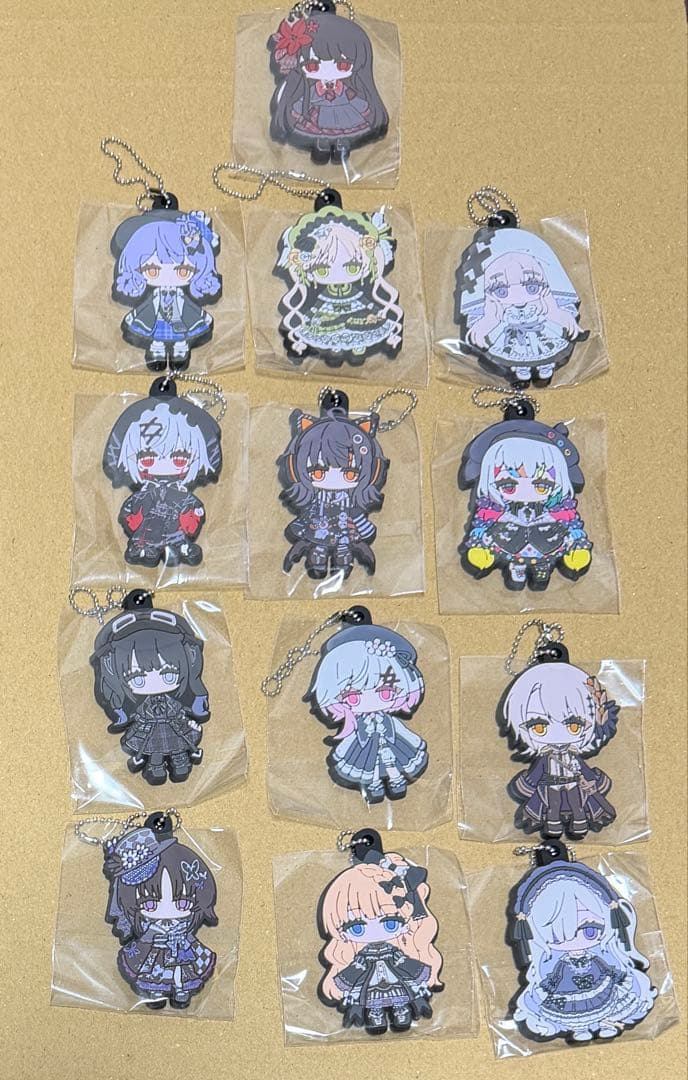 魔法少女ノ魔女裁判　ラバーキーホルダー　コンプリートセット　13種