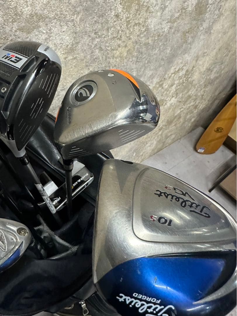 メンズ ゴルフクラブセット 右利き用 テーラーメイド他 TIGORA