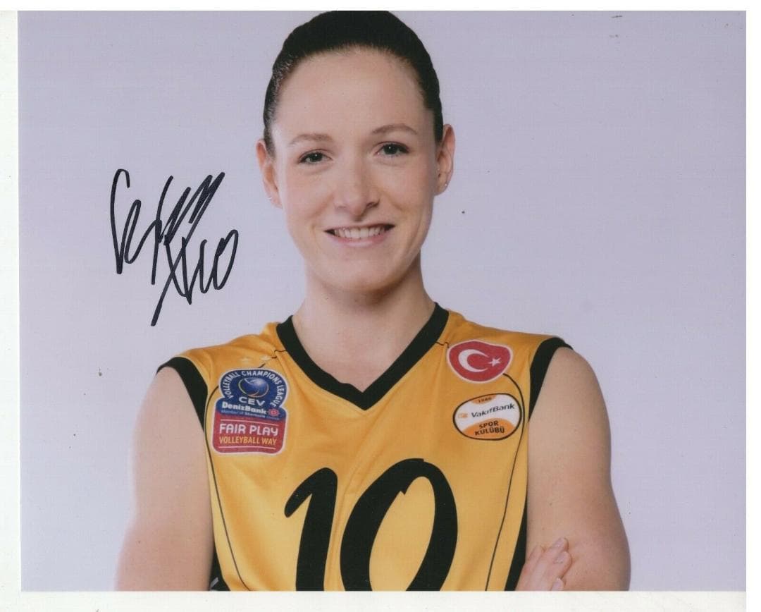 直筆サイン入り写真 ロンネケ・スローティエス バレーボール SA鑑定済