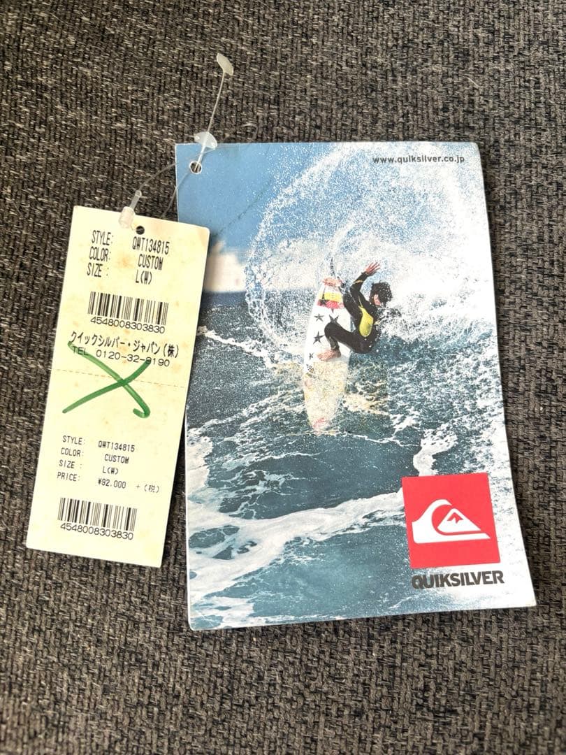 【新品・未使用】クイックシルバー 3.5mm ウェットスーツ L