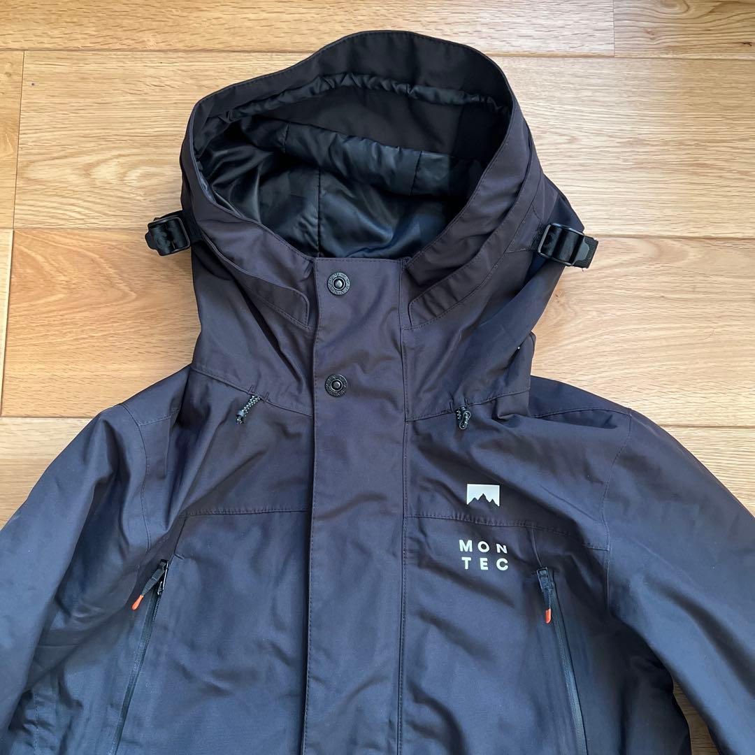 MONTECスノボジャケット XS ブラック