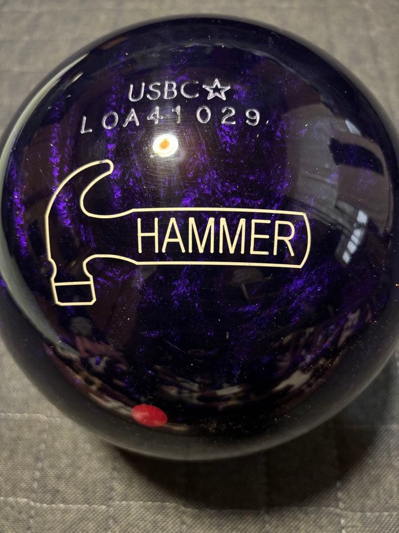 HAMMER ブラックウィドーサベージ 15ポンド プラグ済み ボウリングボール