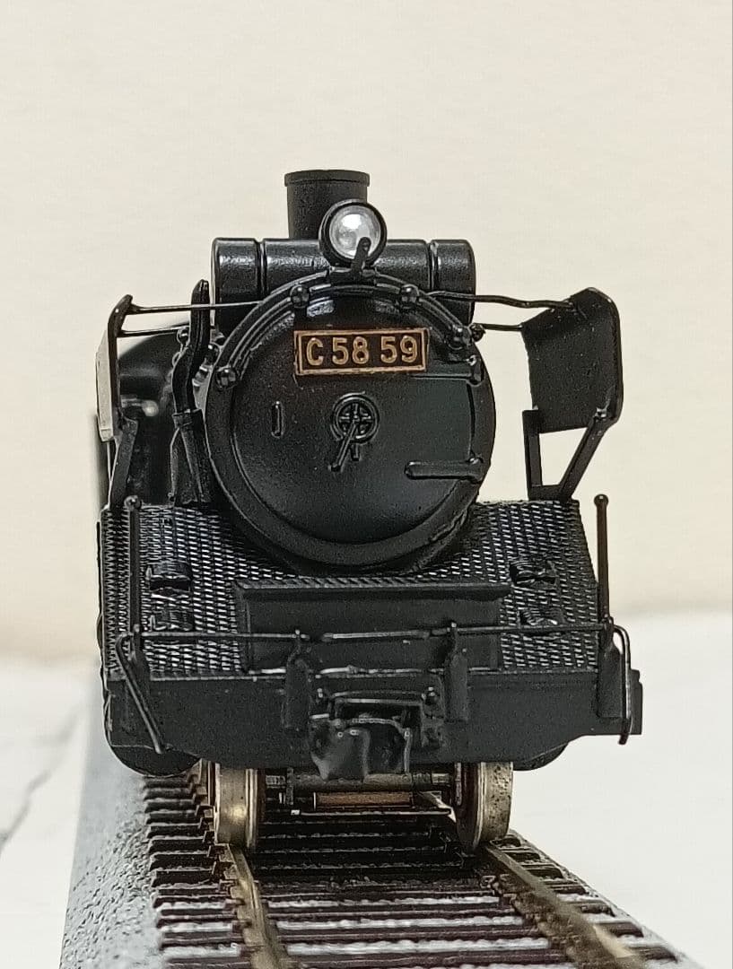 HOゲージ 宮沢模型 Ｃ58門デフ蒸気機関車、メンテナンス済