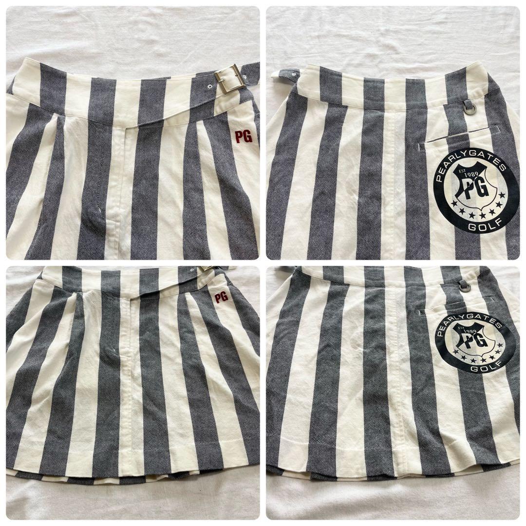 パーリーゲイツ セットアップ トップス スカート サンバイザー セット ゴルフ