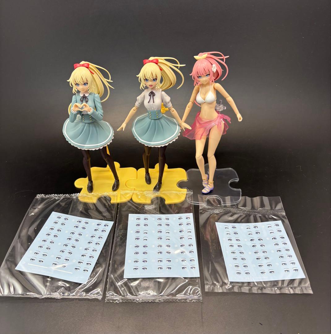【組立済み】創彩少女庭園 佐伯 リツカ3体まとめ売り
