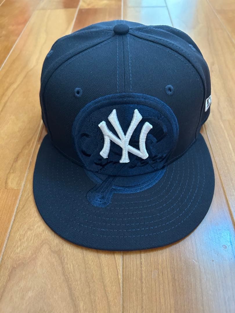 新品未使用 ヤンキース ニューエラ59FIFTYキャップ シャドウロゴ
