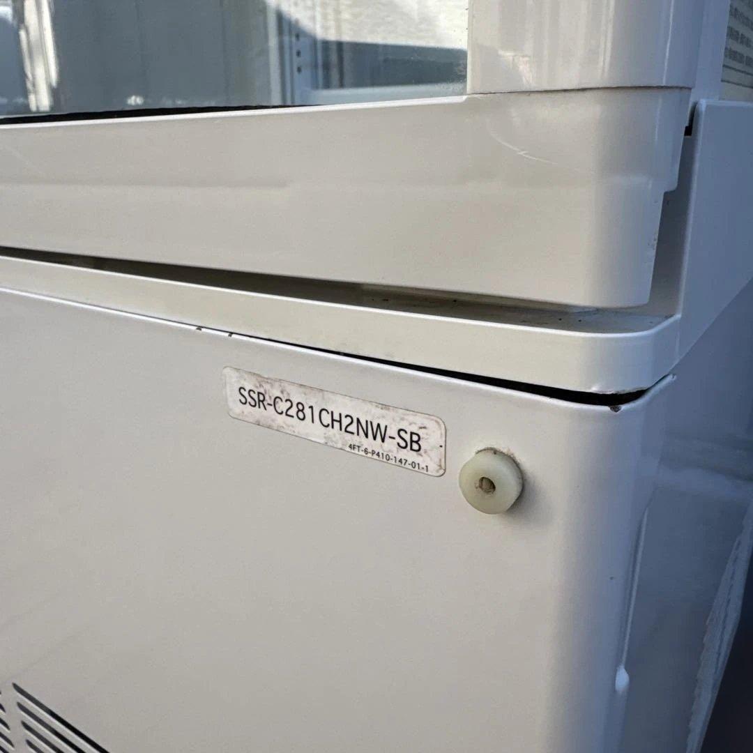 Panasonic 冷蔵ショーケース 4面ガラス 冷温タイプ　2ドア パススルー