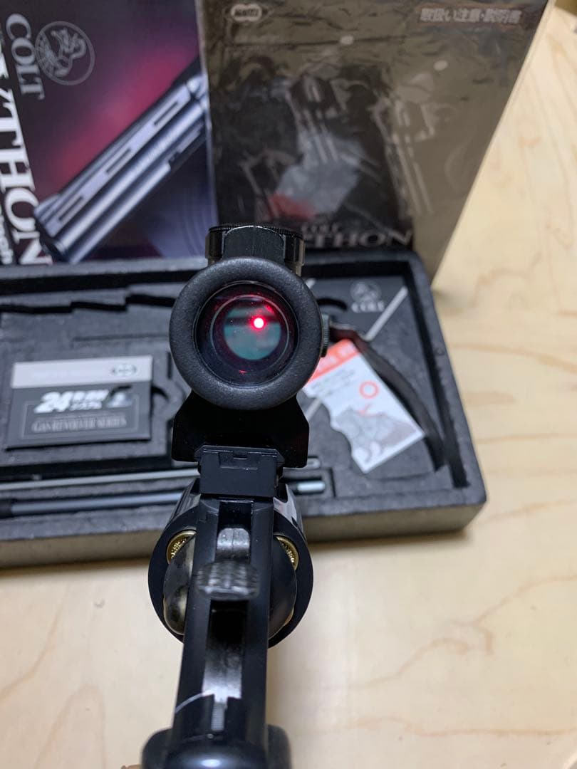 美品　廃盤 マルイ パイソン 6in 後期型 ガスリボルバー24連発