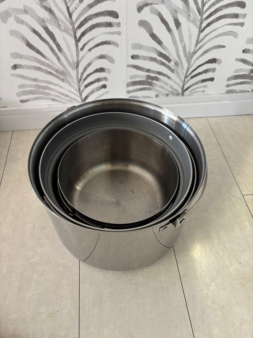 ユニフレーム　fan5DX ステンレス、アルミ調理器具セット