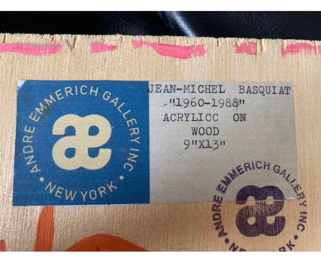 バスキア JEAN-MICHEL BASQUIAT 油絵 １
