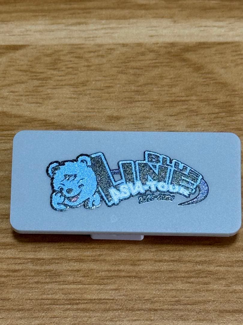 美波 シンガーソングライターBLUE LINE サイン入りバッジ